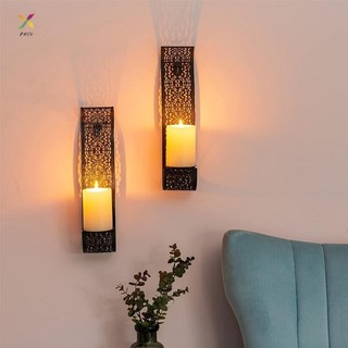 Wall-Mount Pillar Candles Holders for Room Decoration Candle