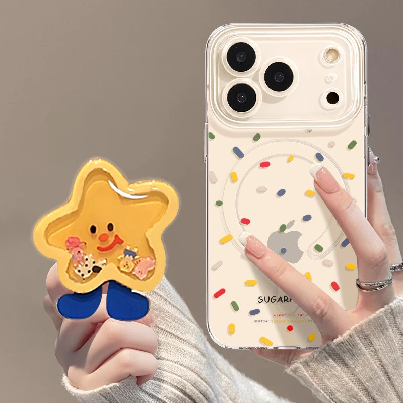 ZEYOU精選🥇17保護殼 新款 彩色波點蘋果17promax手機殻iphone17磁吸17pro帶支架Air外殻16