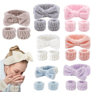 Face Wash Hair Band Waterproof Wrist Band Bow Simple Hair Ba