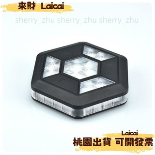 ❤台灣熱銷❤ 磁吸式 汽車機車旋轉led警示燈 可充電爆閃燈 閃爍黃白交通安全閃光燈汽車安全信號燈工具 A231