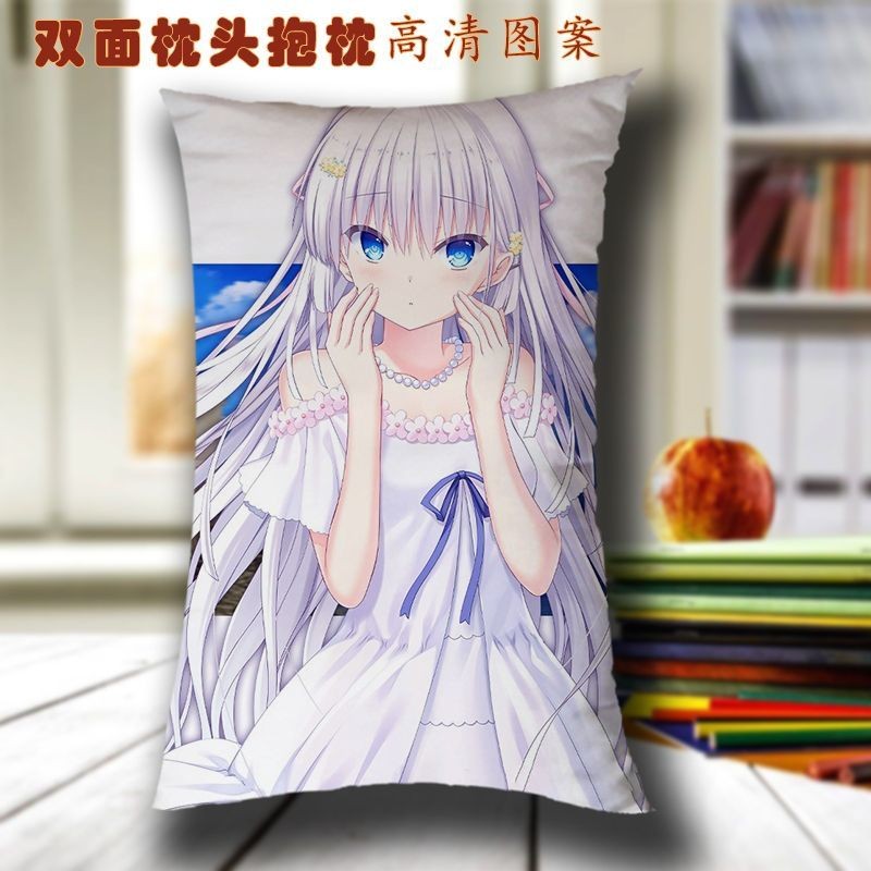 💧summer pockets💧夏日口袋 Summer Pockets 夏日口袋鳴瀨白羽久島鷗抱枕動漫靠枕墊定製枕頭 K