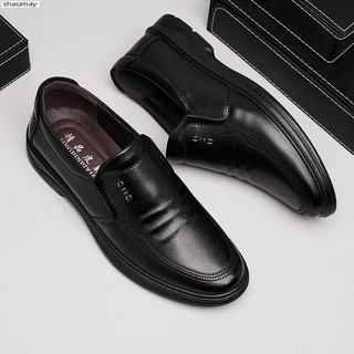 Men's Leather Shoes Soft Slip On Formal Office Shoes Casual