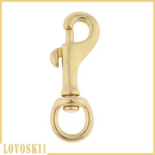 Brass Swivel Trigger Clip Lobster Clasp Keychain Dog Horse S