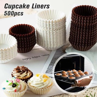 500pcs Cupcake Liners Food Grade Grease-Proof Baking Cups Cu