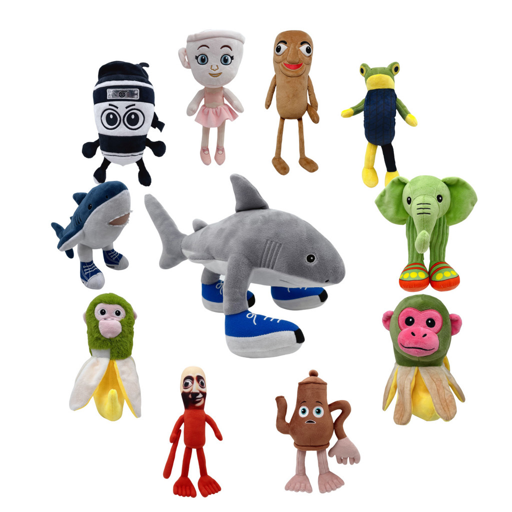 🔥臺灣出貨🔥跨境italian brainrot美國山海經毛絨玩具tungtungtungsahur公仔