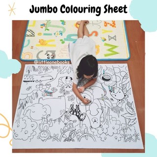 Jumbo coloring sheet / giant coloring paper / children's jum