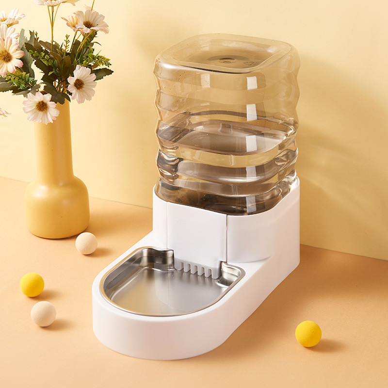 🌸桃裏🌸愛寵用品日式寵物自動餵水器 新款不銹鋼過濾塑料飲水機 貓貓狗狗餵水碗 寵物飲水機 飲水桶 貓 飲水機