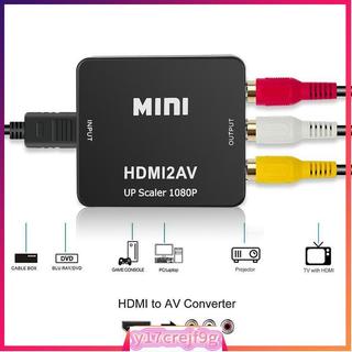 1080P HD Video Converter HDMI to RCA AV/CVSB L/R HDMI2AV Ada