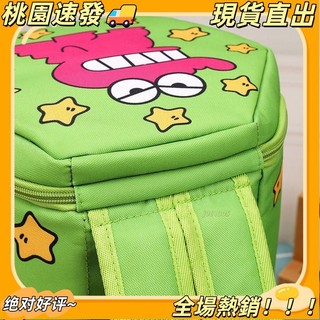 ✅桃園免運出貨✅可愛後揹包 造型揹包 卡通後揹包 小新揹包 餅乾揹包 蠟筆小新鱷魚餅乾後揹包 硬殼收納包 拉鍊收納包 蠟