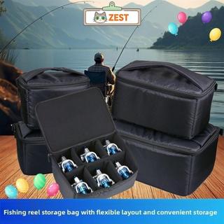 ZLION釣具包,2/3/4/6格多隔層漁輪包,專業級便攜手柄耐用的適水性釣魚釣具包岸邊釣魚