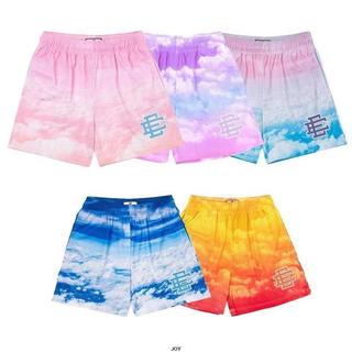 台灣熱銷 Eric emanuel EE美式籃球褲 漸變短褲 夏季休閒寬鬆男女健身跑步網眼速乾運動四分褲