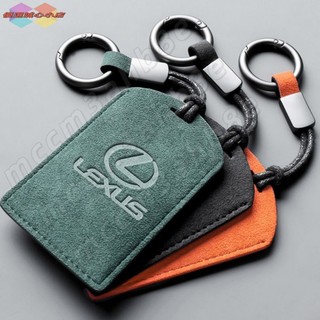 適用凌志Lexus 卡片鑰匙套LS翻毛皮Lexus 卡片鑰匙套 NX/RX/ES/GS/LS/IS/GT 翻毛皮鑰匙包