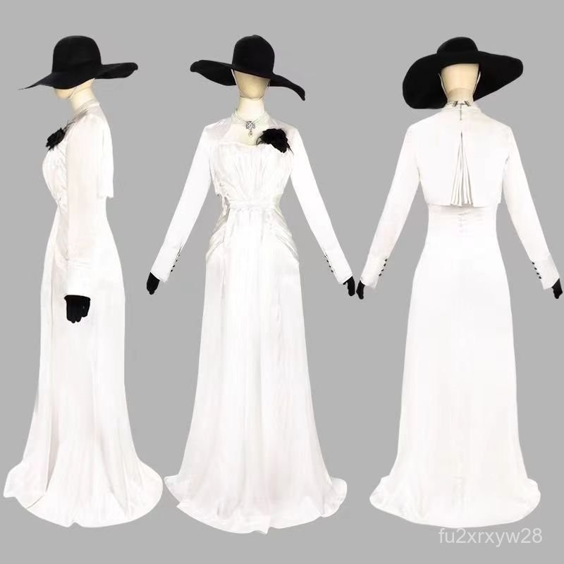 吸血鬼 服裝設計 吸血鬼 服裝套裝 萬聖節 道具服 吸血鬼夫人cos服 生化危機8村莊吸血鬼夫人 蒂米特雷斯庫cos服裝