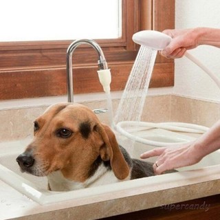 Pet Shower Sprayer Slip On Hose Portable Shower Head Dog Spr