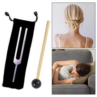 C512HZ Aluminum Alloy Tuning Fork Tuner with Mallet Set for