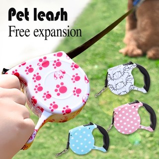 5m Retractable Dog Leash Collar Dog Cat Leash with Harness P
