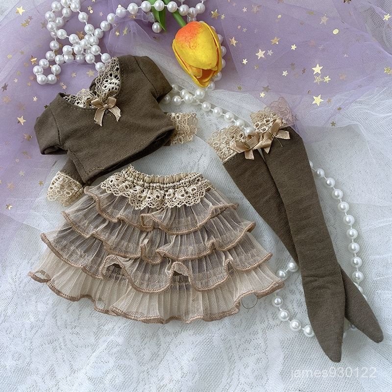 小喜 臺出 免運 蛋糕紗裙】3分4分6分bjd娃衣1/4熊妹套裝咪咪兔衣服四分針織上衣 SC7R