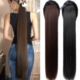 Long Straight Clip in one Piece Synthetic Hair Extension / F