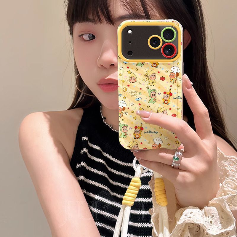 ZEYOU精選🥇17保護殼 質感手機殼 適用蘋果17手機殻高級感iphone16pro不撞款15防摔可愛睡衣星星人