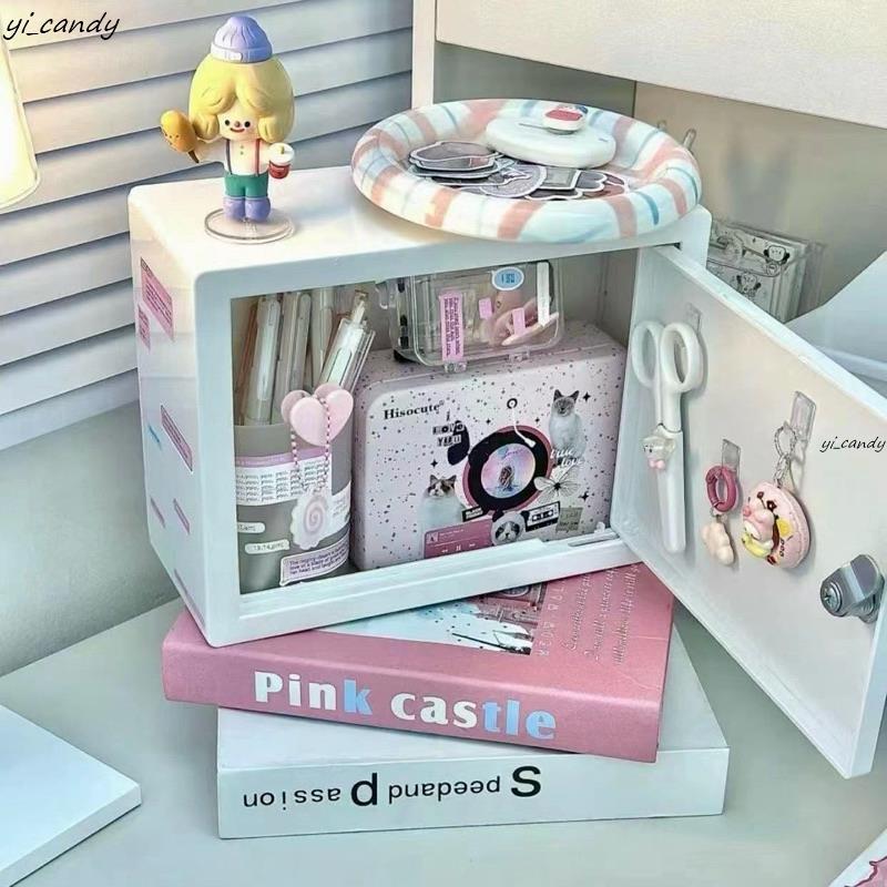 妳的秘密保險箱💖美式復古風帶鎖收納櫃🔒保險箱 保險櫃 帶鎖收納盒 收納箱 隱私收納盒