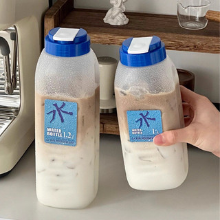 高顏值水杯🥛 | ins隨身冷水杯 咖啡飲料壺 果汁壺 冷水壺 塑膠涼水杯 戶外隨手杯 大容量水壺 便攜水壺