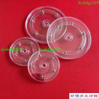 diy透明旋轉轉盤展示架底座360度手動旋
