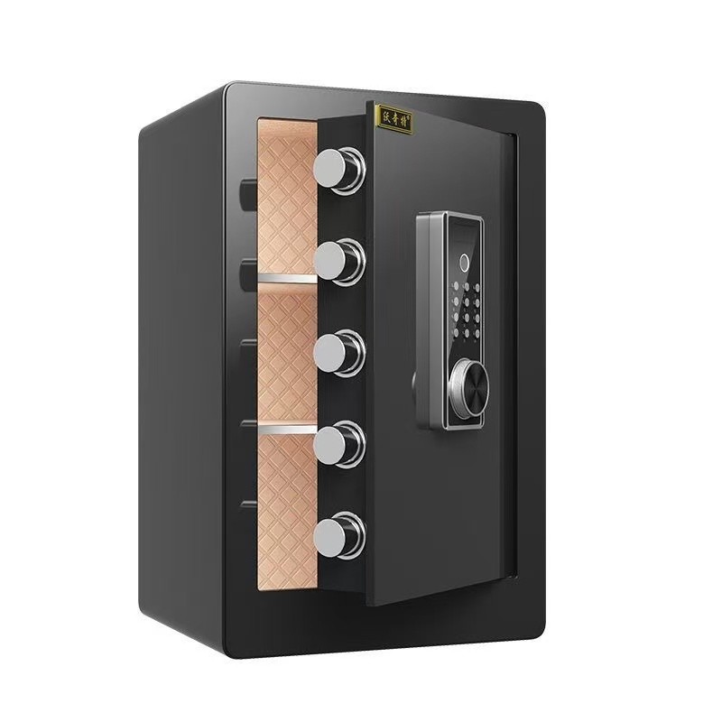 保險櫃家用小型指紋保險箱防偷防盜辦公夾萬牀頭保管箱