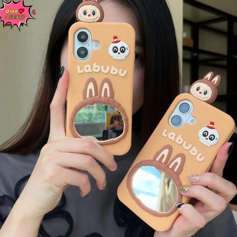 🔥桃園出貨🔥【免運】日本 INS 3D 可愛卡通拉布兔精靈軟矽膠手機殼適用於 IPhone 16 15 13 14