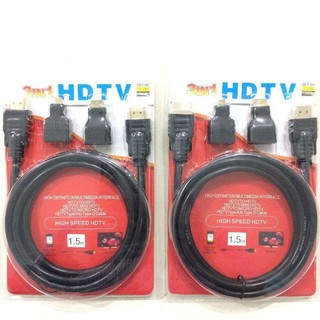 Full hd 3 in 1 High Speed HDMI to Mini/Micro HDMI Adapter Ca