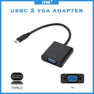 USB Type C To VGA Adapter Cable USB Type-C Male To VGA Femal