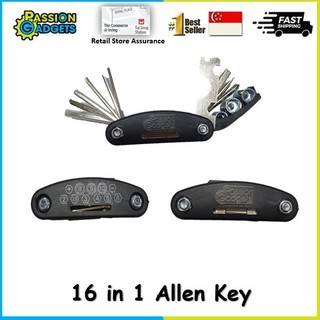 16-in-1 Allen Key Set Hexagonal Screwdriver Socket Wrench To