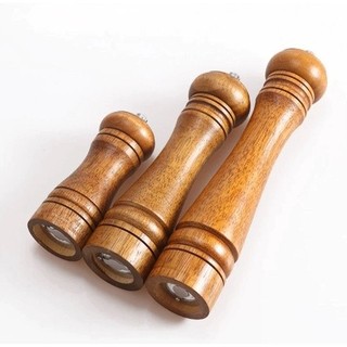 Pepper Salt Manual Grinder Mill Solid Wood Ceramic Grinder R