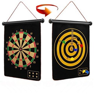 12 inch Magnetic Dart Board for Kids Double Sided Magnetic D