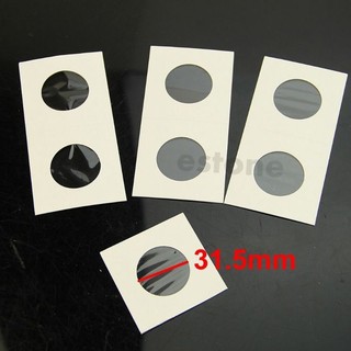 50pcs 31.5mm Lighthouse Stamp Coin Holders Cover Case Storag