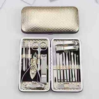 19pcs set Manicure Set Nail Clippers Set Premium Carbon Stee