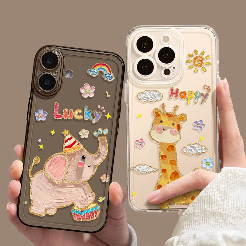 ZEYOU精選🥇17保護殼 蘋果16手機殻新款iphone16promax透明15pro超火14plus大象tpu軟殻