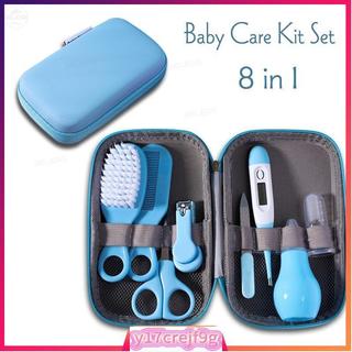 Baby Care Kit 8 in 1 Zipper Bag Health Bag Nail Clipper 8PCS