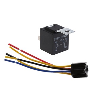 Waterproof Car Relay DC 12V 40A 5Pin Automotive Fuse Relay