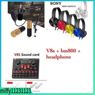 Upgraded V8S soundcard suitable for live broadcast and recor