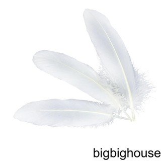 50PCS 15-20cm White Goose Feathers Feather DIY Crafts Natura