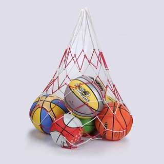 Large Sports Ball Hoop Mesh Net 10 Balls Carry Net Bag for B