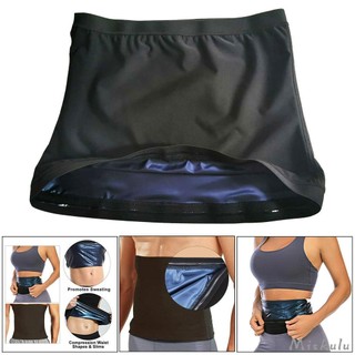 Fitness Sauna Suit Waist Trainer Women Men Sweat Enhancing