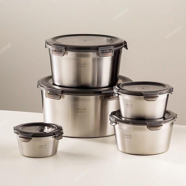 臺灣出貨🔥【可微波 可冷凍】食品級316保溫碗 上班族飯盒 便噹盒 備菜盒 密封飯盒 微波爐加熱盒 保鮮盒 分裝盒