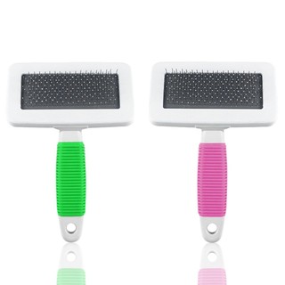 Self-Cleaning Dog Slicker Brush Labor-saving One-touch Clean