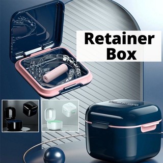 Denture Box Retainer Box Braces Storage Box Waterproof Dustp