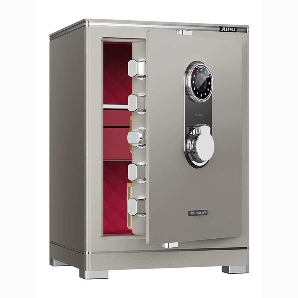 宅配免運🔥艾譜保險櫃家用重型防盜全鋼加厚SSS國標指紋保險箱嵌入式密碼箱 保險櫃 興韋保險箱 防盜金庫 保管箱 保密櫃