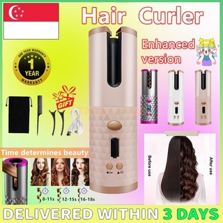 5000mah Wireless Portable Ceramic Hair Curler USB Hair Strai