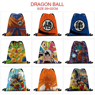 🔥臺灣出貨🔥七龍珠週邊全綵束口袋孫悟空卡通動漫束口雙肩揹包抽繩揹包收納袋
