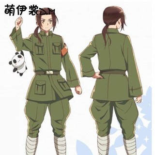YOYO優品 | 特價動漫APH黑塔利亞 中國 王耀紅軍軍裝cosplay服裝