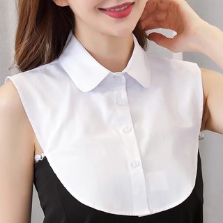 2021 Women Detachable Collar / Ruffles Shirt Fake Collar / F